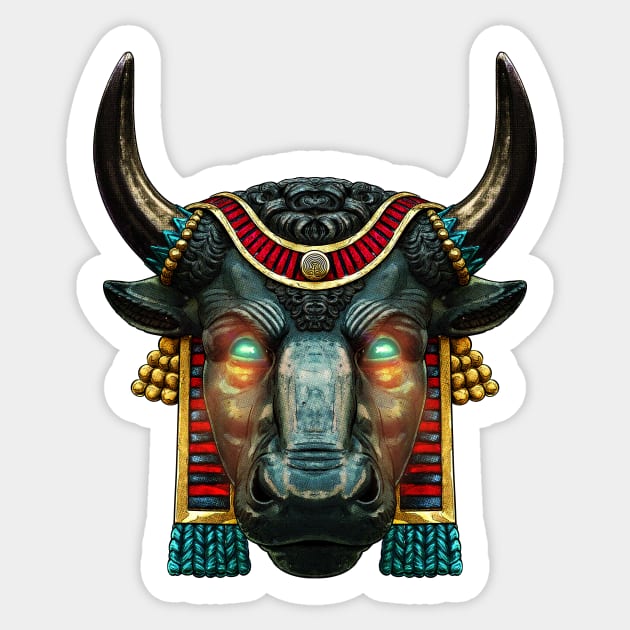 Minotaurus Sticker by Mateus